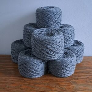 Alpaca Blend Grey Yarn Lot, 900g